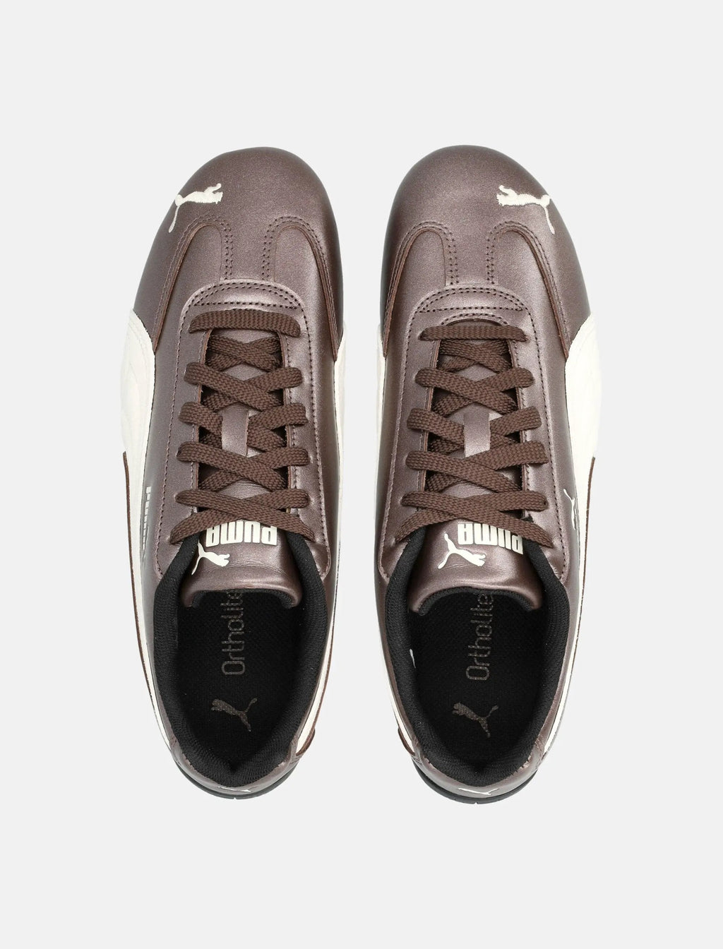 Puma Speedcat metallic leather sneakers