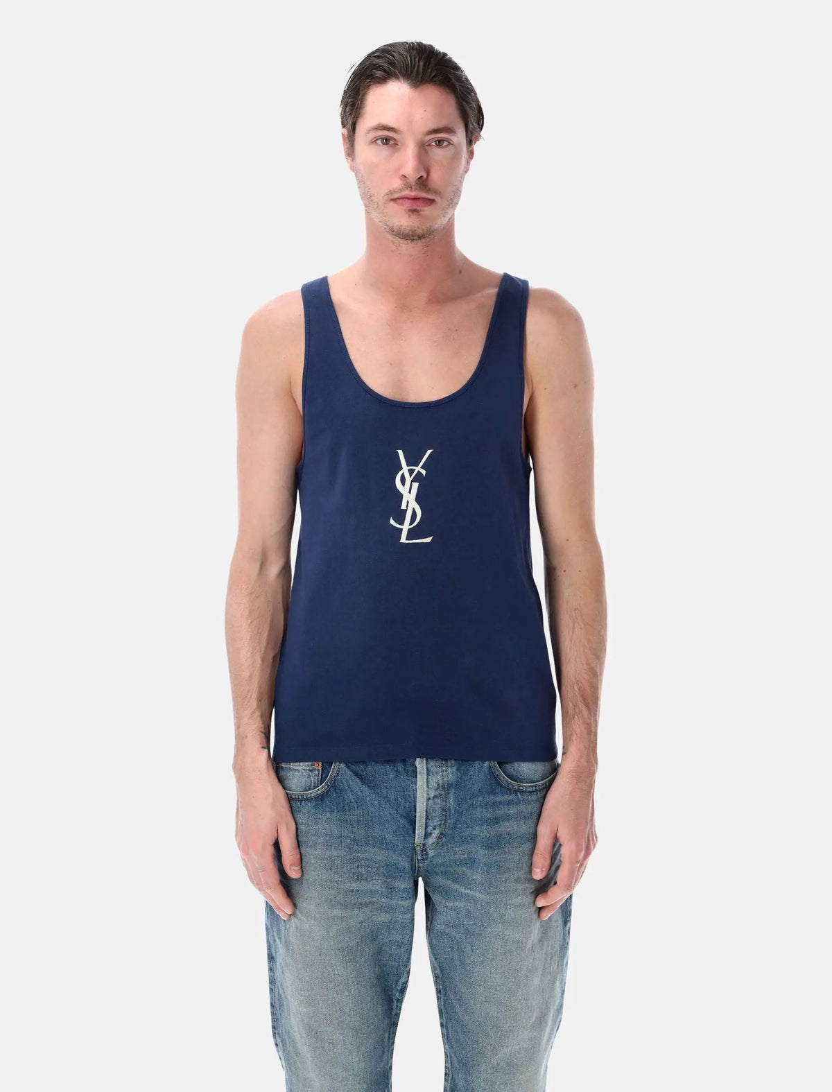 Saint Laurent Cassandre oversized tank top