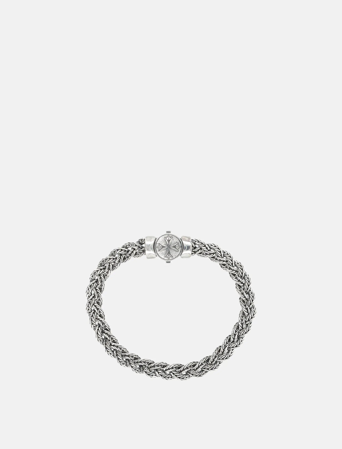 Emanuele Bicocchi Small Diamond-Cut Silver Bracelet