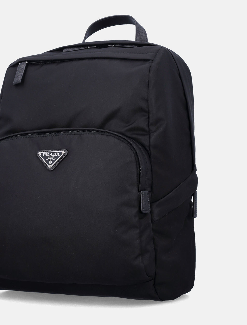Prada Re-Nylon and leather backpack