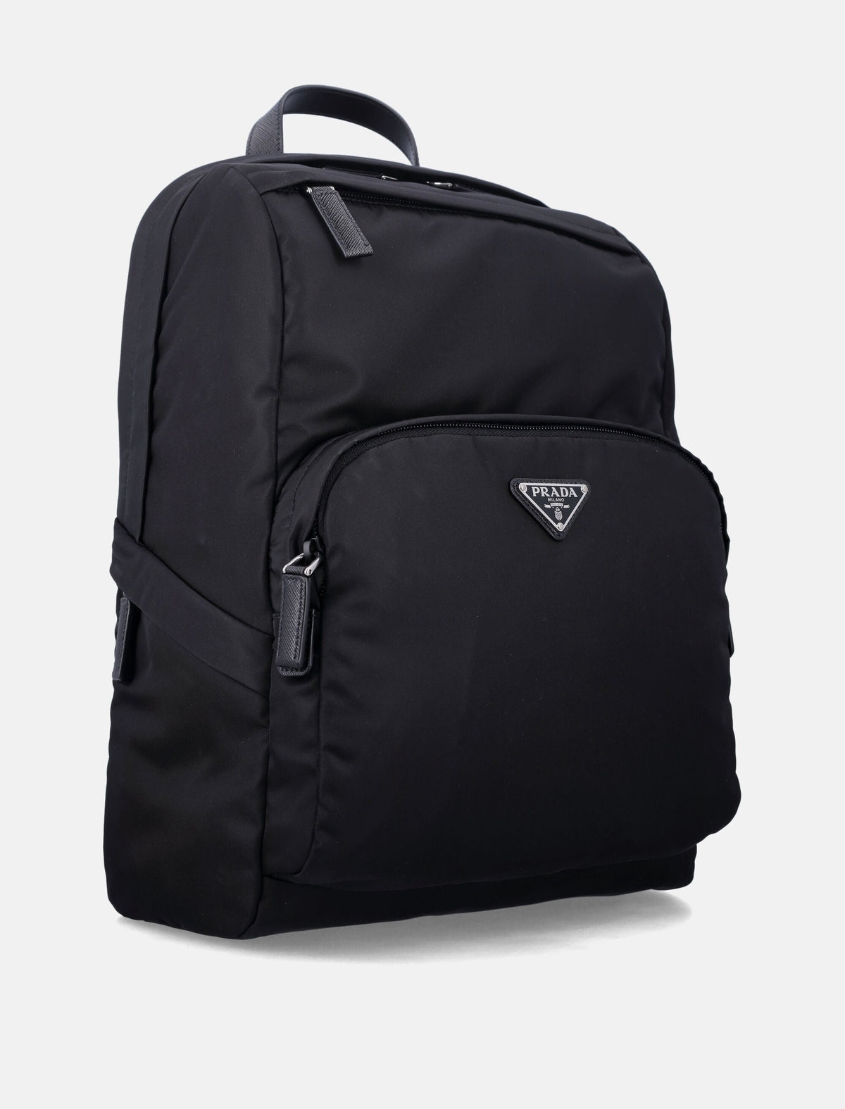 Prada Re-Nylon and leather backpack