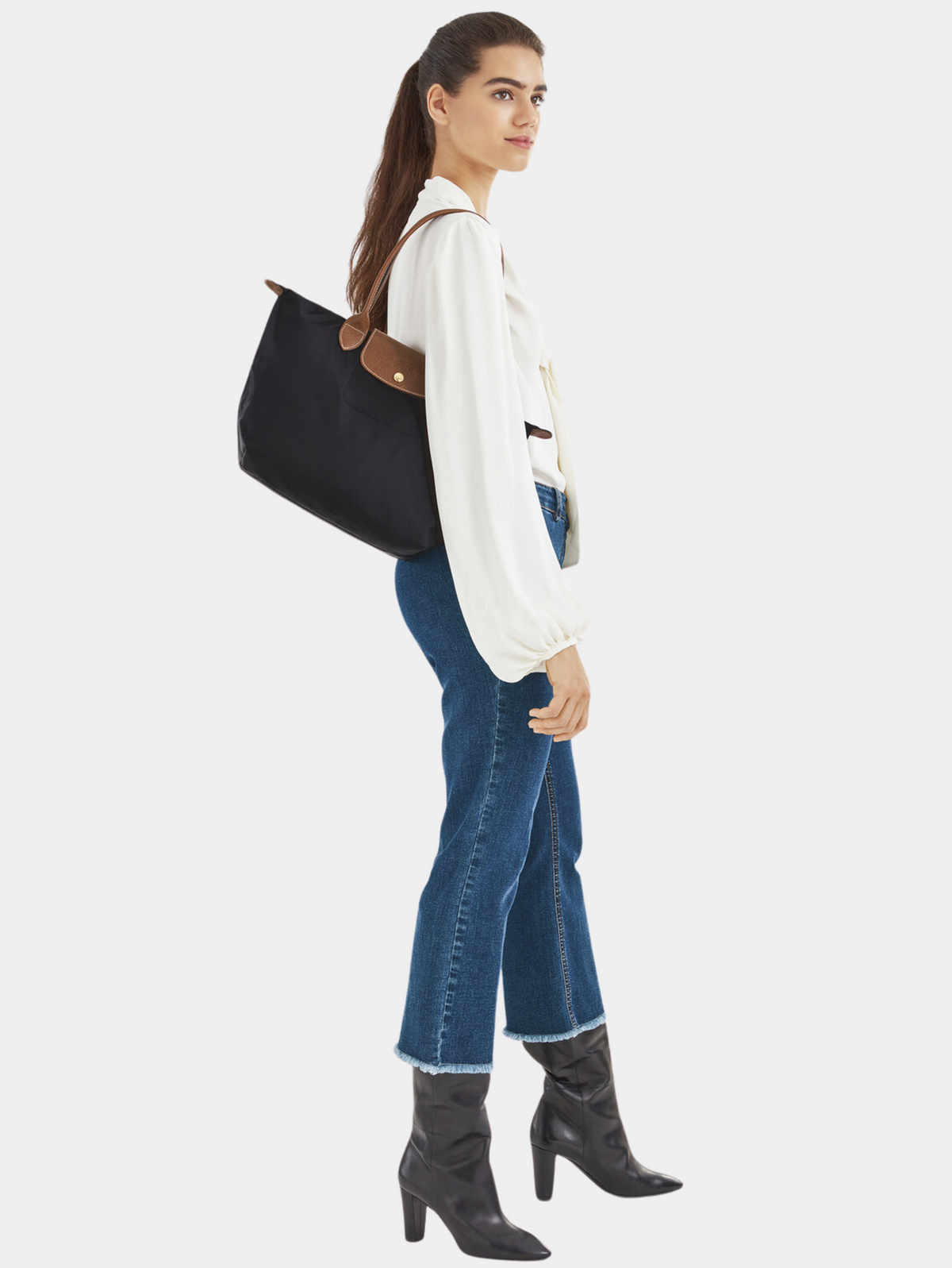 LE PLIAGE ORIGINAL M TOTE BAG BLACK