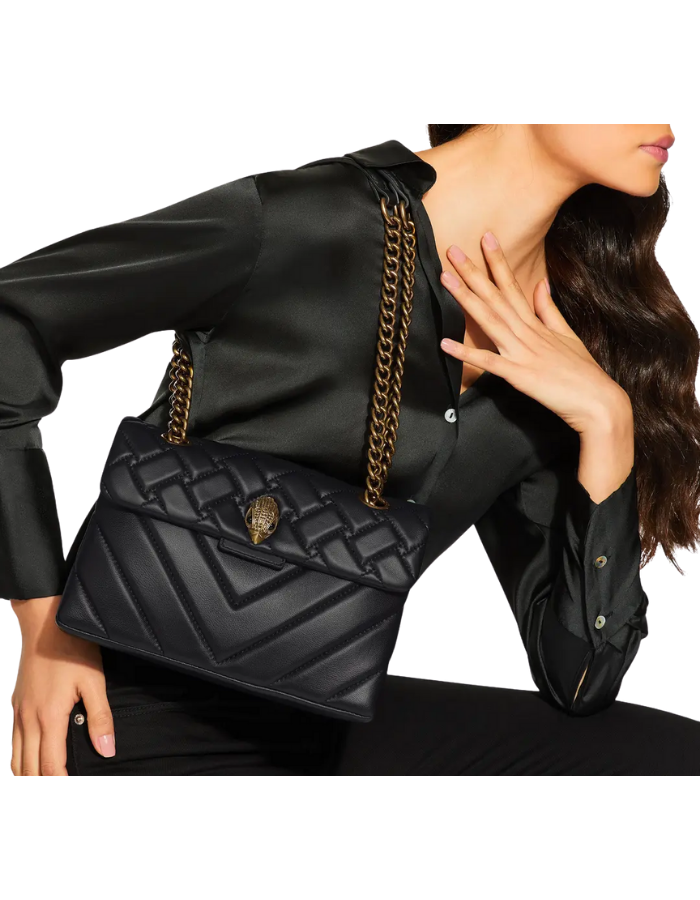 Leather kensington bag