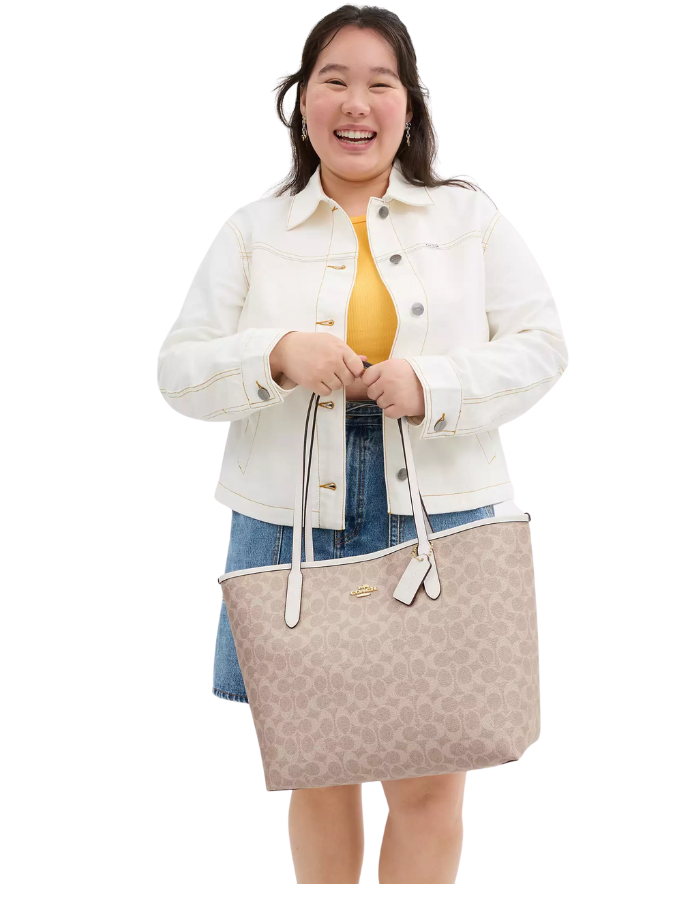 City Tote In Signature Canvas