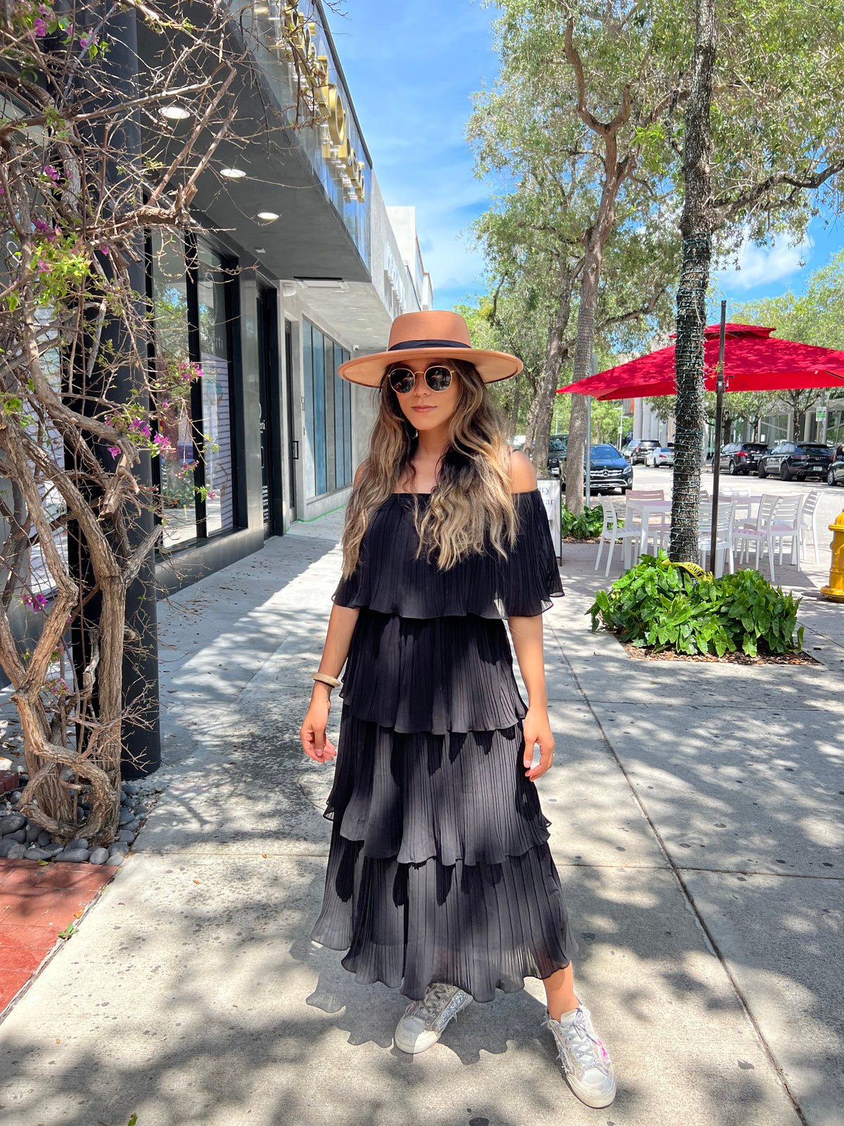 KANG KANG PLEATED DRESS