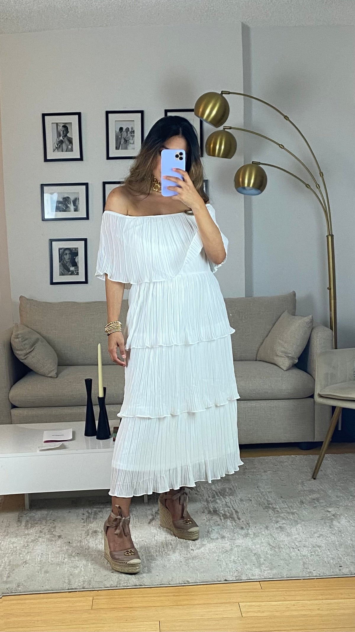KANG KANG PLEATED DRESS