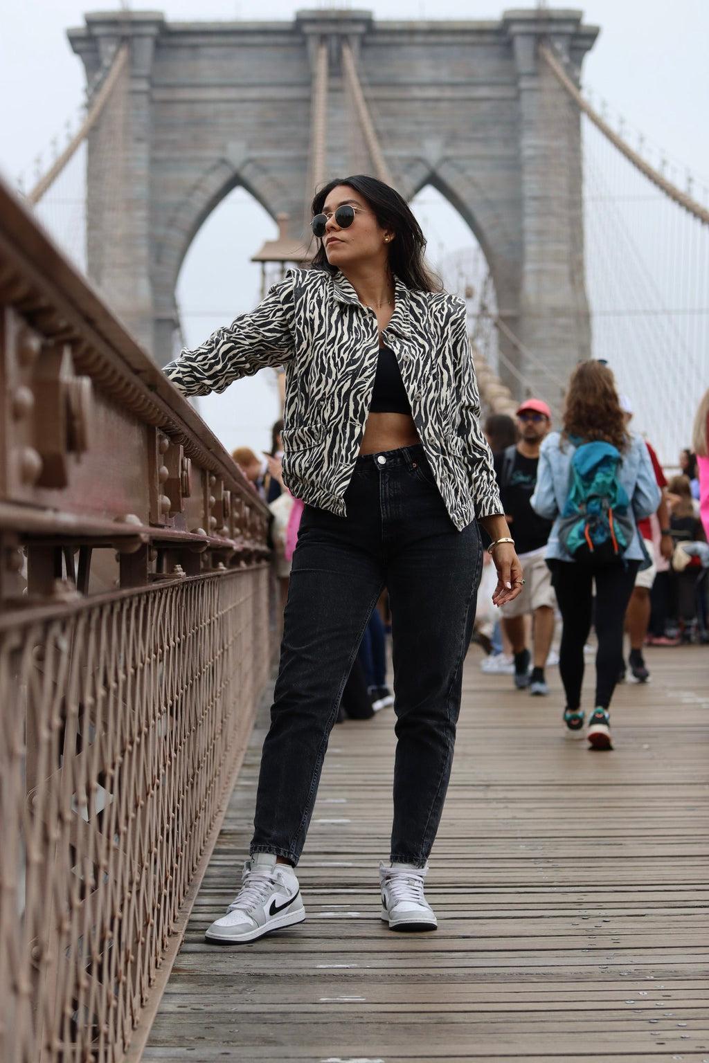 Zebra Denim Jacket