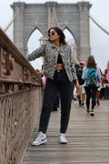 Zebra Denim Jacket
