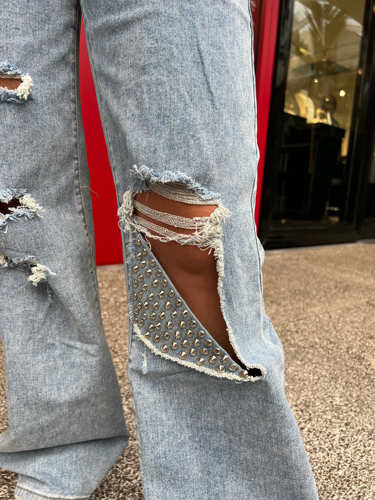 Studded Jeans