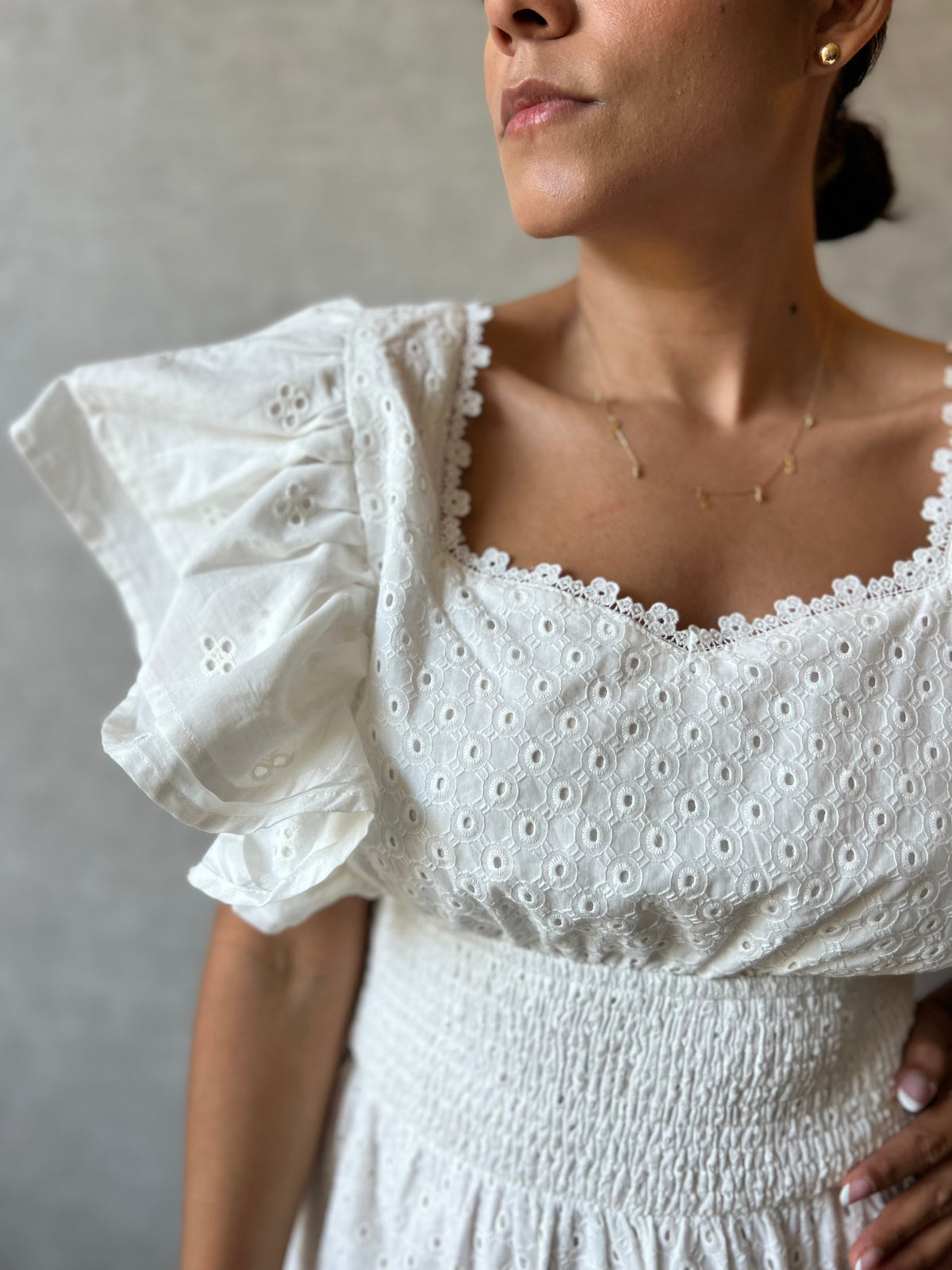 Long White Dress