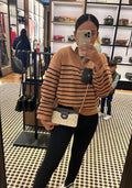 Zip Up Stripe